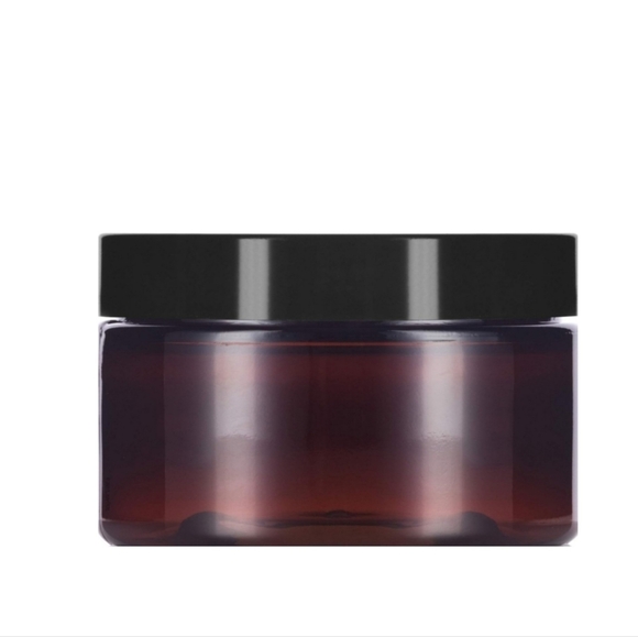 New Amber PET Plastic (BPA Free) Low Profile Jar (4 oz./ 6 pk.) - Picture 1 of 1